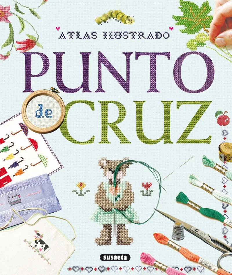 Atlas ilustrado punto de cruz