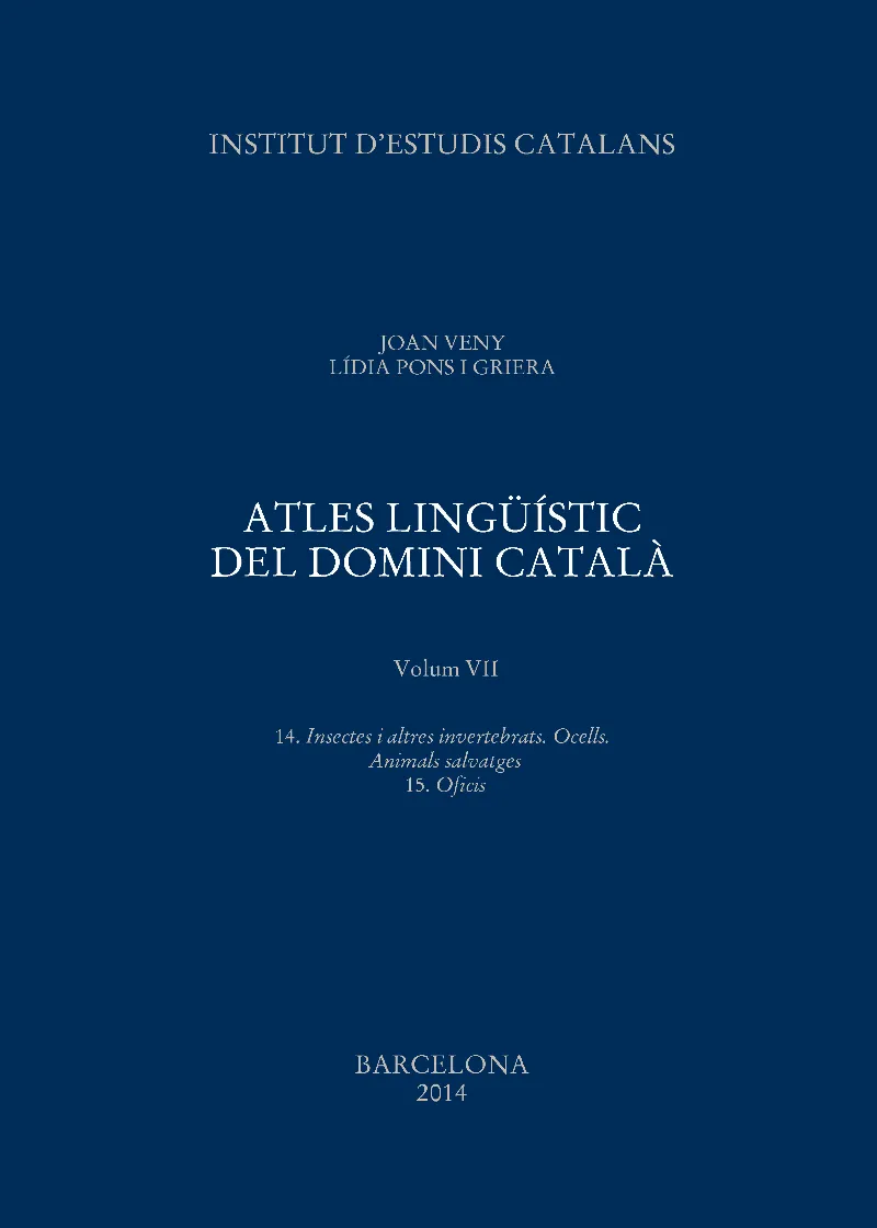 Atles lingüístic del domini català. Volum VII