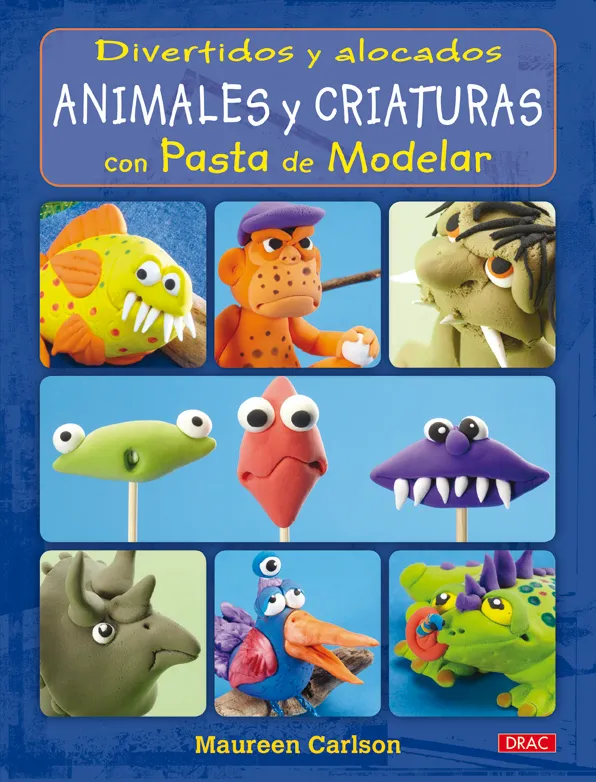 Divertidos y alocados animales y criaturas con pasta de modelar