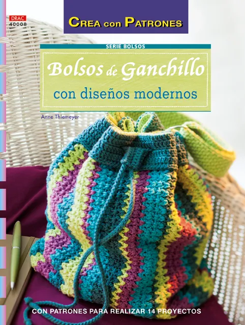 Bolsos de ganchillo con diseños modernos