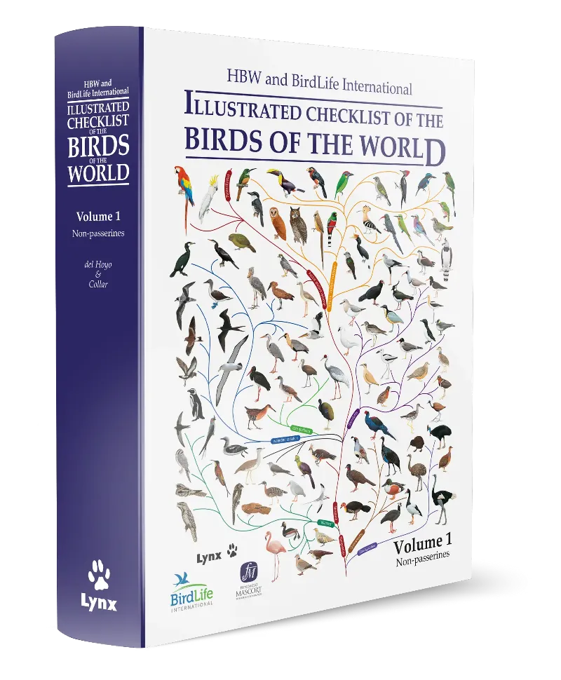 HBW AND BIRD LIFE INTERNATIONAL ILUSTRATED CHECLIST OF THE BIRDS OF THE WORLD