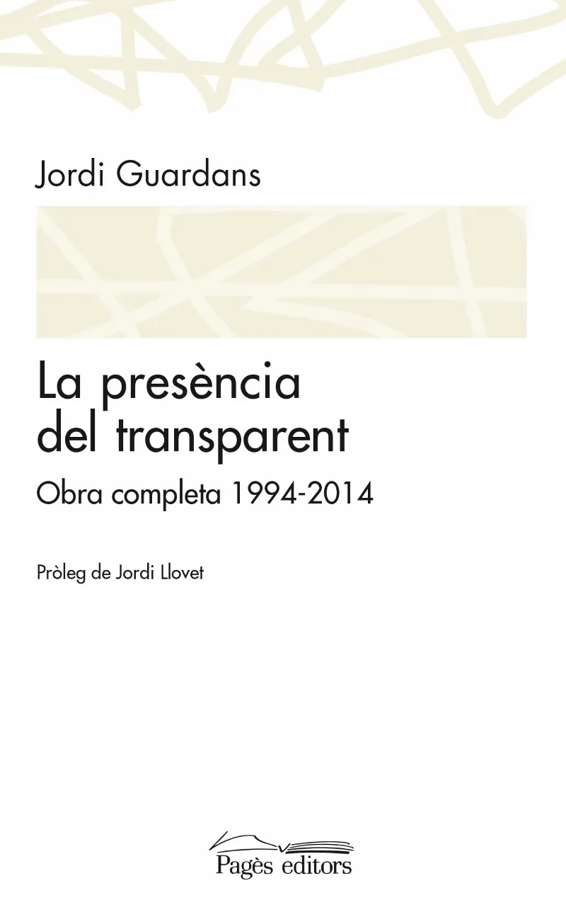PRESENCIA DEL TRANSPARENT,LA