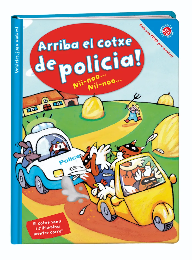 ARRIBA EL COTXE DE POLICIA -AMB COTXE I UNA PISTA-