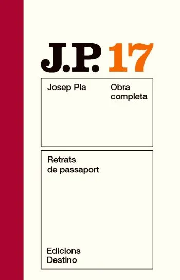 RETRATS DE PASSAPORT -J.P. OBRA COMPLETA 17-