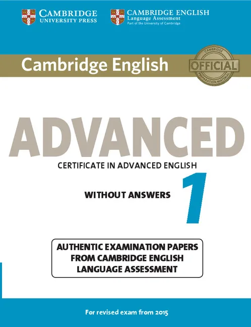 CAE CAMBRIDGE CAE PRACTICE TESTS 1 2015 SB NO KEY