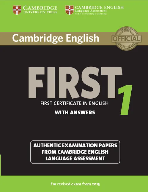FC CAMBRIDGE FCE 1 PRACTICE TESTS 2015 SB + KEY