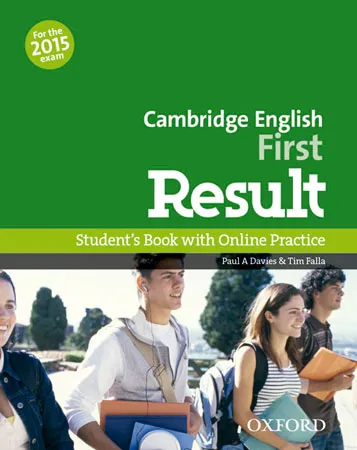 FIRST RESULT STUDENT'S BOOK + ONLINE PRACTICE TEST EXAM PACK 2015