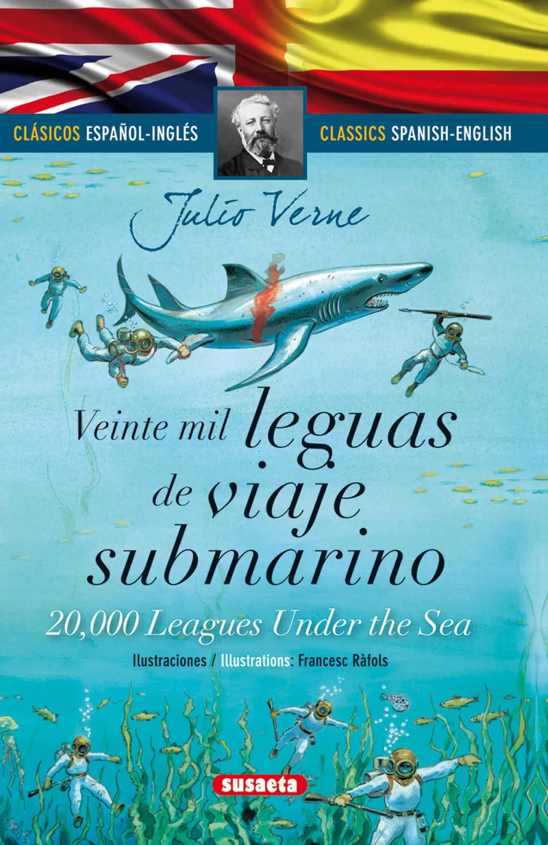 VEINTE MIL LEGUAS DE VIAJE SUBMARINO - ESPAÑOL/ING