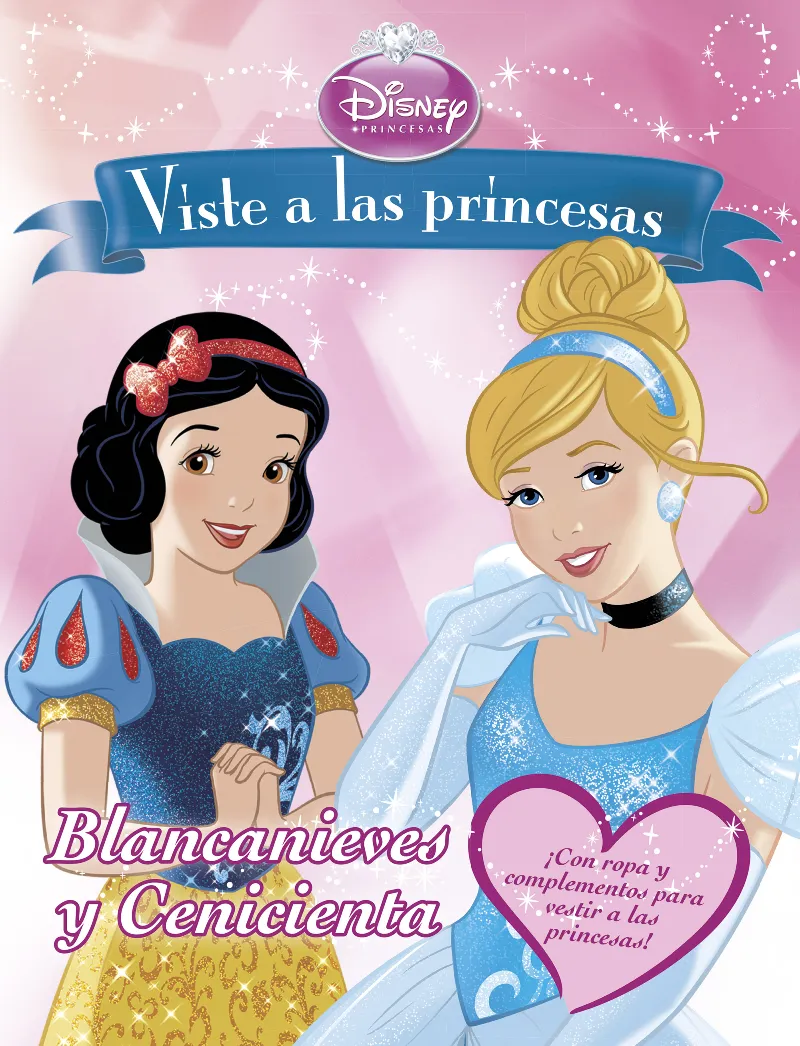 Viste a las princesas. Blancanieves y Cenicienta