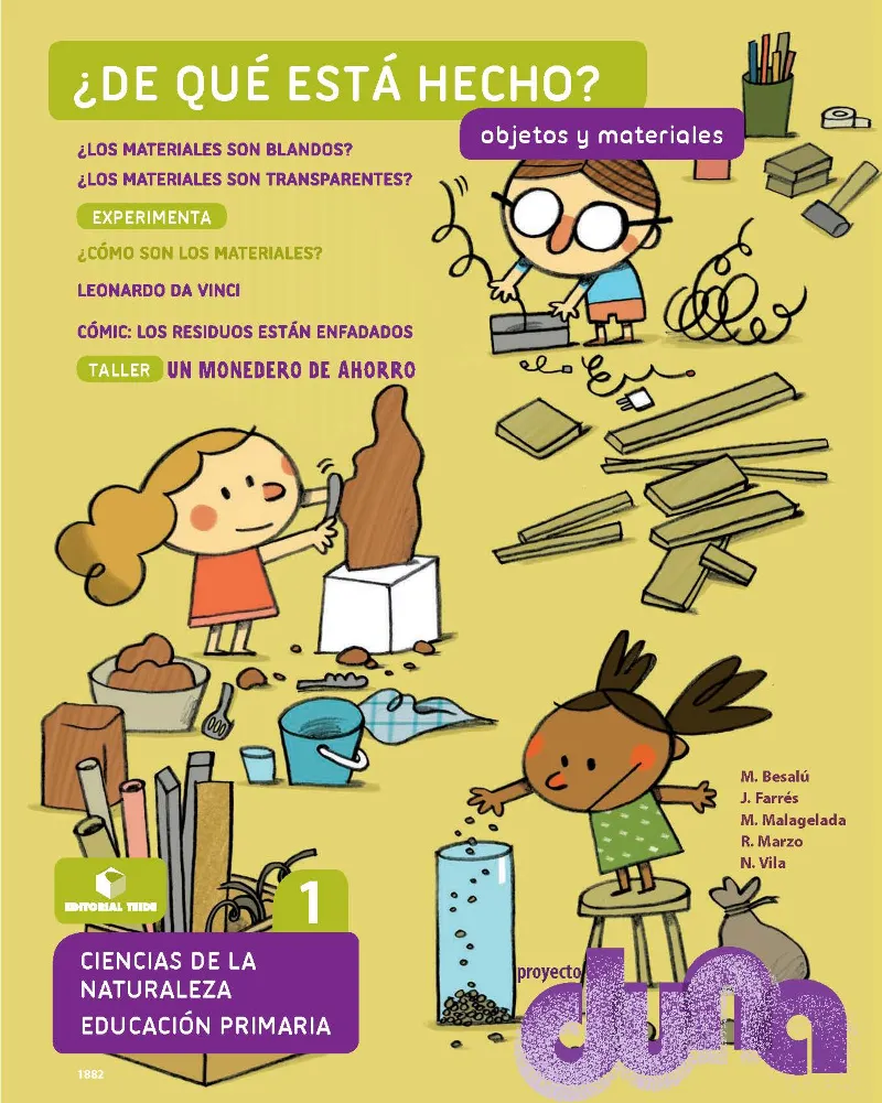 CIENCIAS NATURALES 1 DUNA(OBJETOS Y MATERIALES)