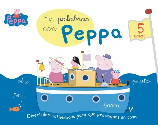 MIS PALABRAS CON PEPPA 5 AÑOS -ESPIRAL HORIZONTAL-