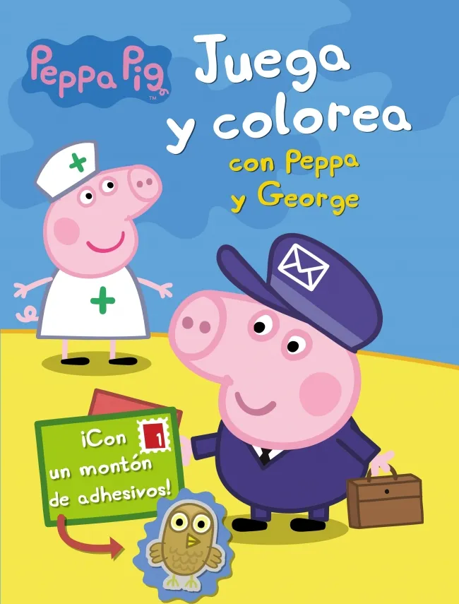 Juega y colorea con Peppa y George (Peppa Pig. Actividades)