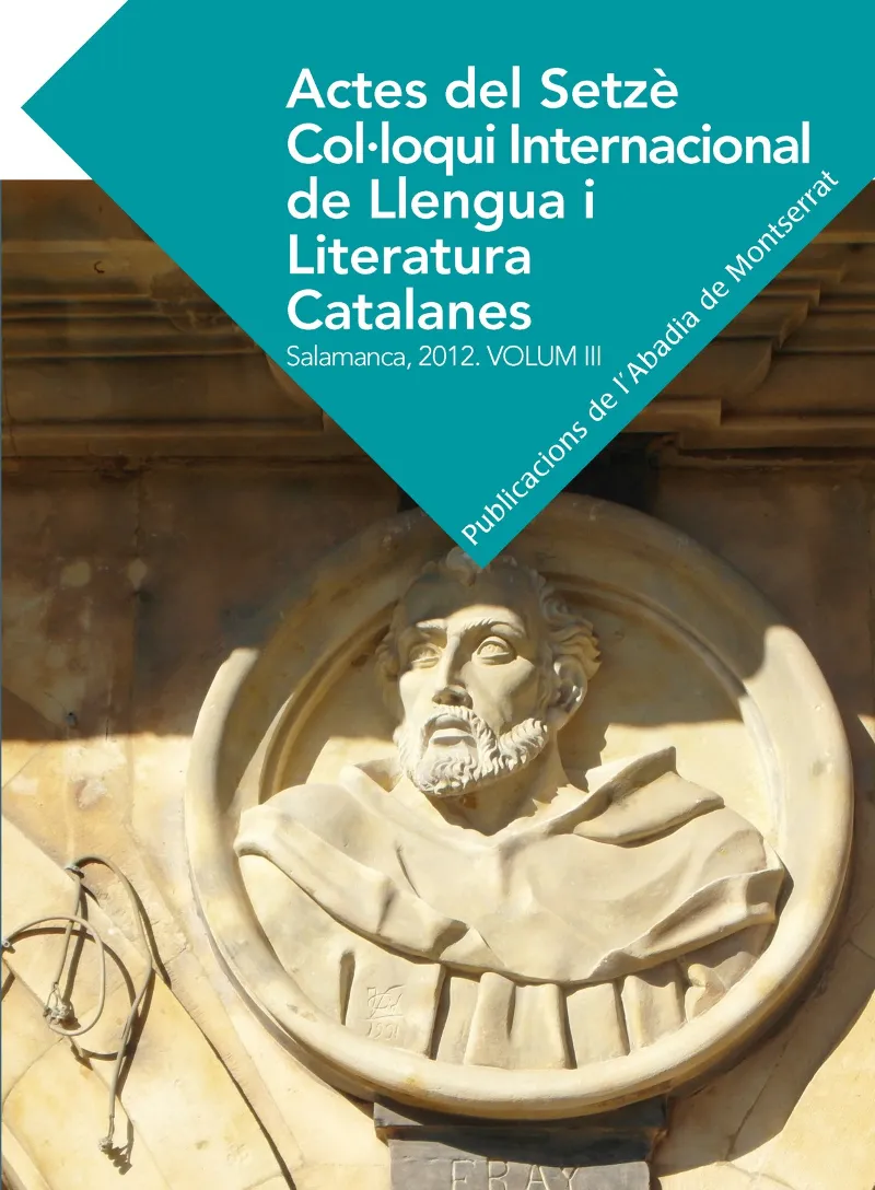 ACTES DEL SETZE COL.LOQUI INTERNACIONAL DE LLENGUA I LITERATURES CATALANES