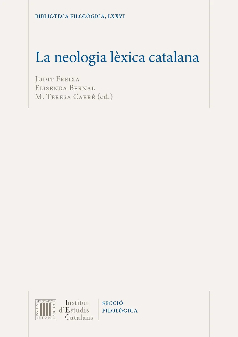 La Neologia lèxica catalana