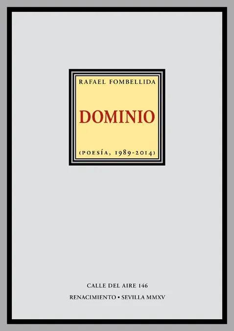 DOMINIO -POESIA 1989-2004 -
