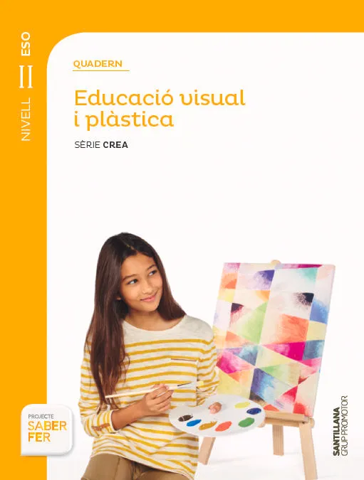 QUADERN EDUCACIO VISUAL I PLASTICA SERIE CREA NIVE