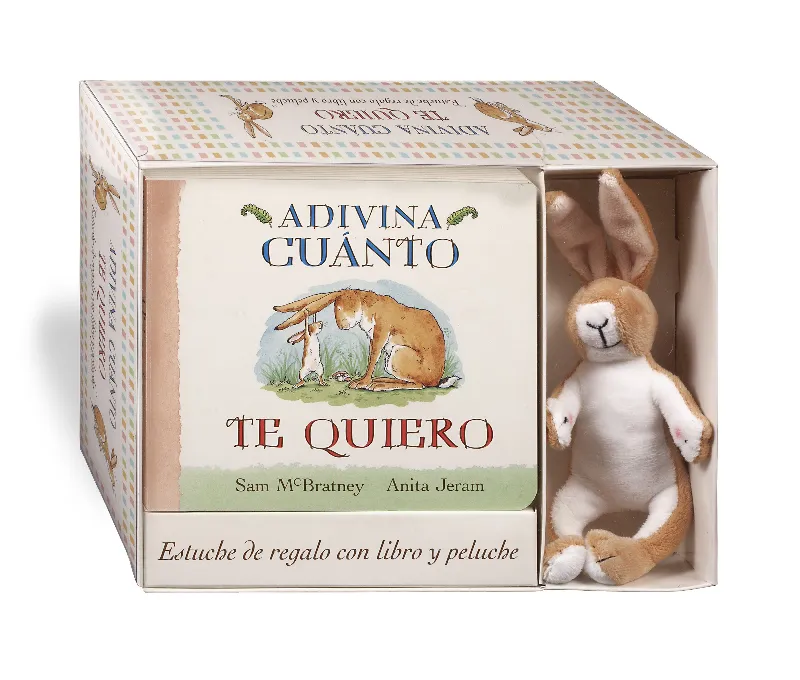 Adivina cuánto te quiero con peluche