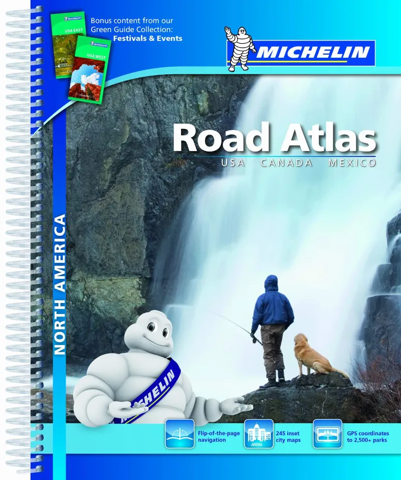 Road Atlas North America - USA, Canada, Mexico