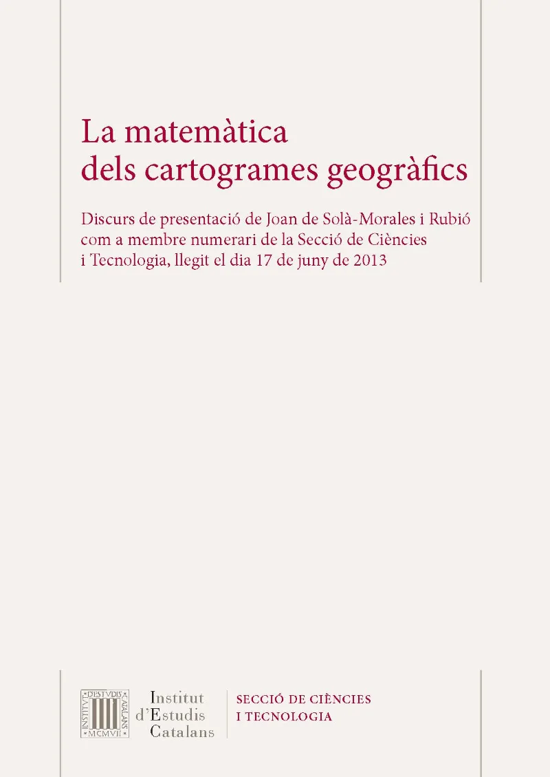 La matemàtica dels cartogrames geogràfics