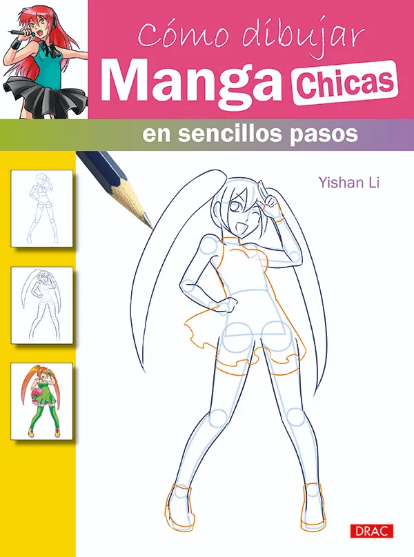 Cómo dibujar Manga chicas en sencillos pasos