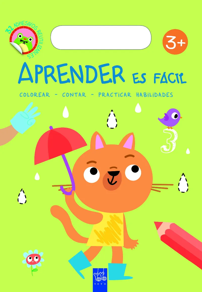 APRENDER ES FACIL +3 COLOREAR CONTAR PRACTICAR HABILIDADES