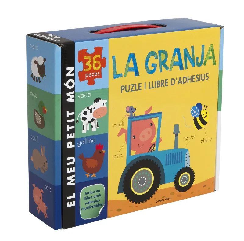 GRANJA,LA - PUZLE 36 PECES I LLIBRE D'ADHESIUS-