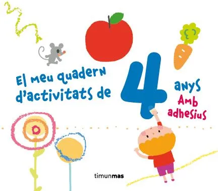 MEU QUADERN D'ACTIVITATS DE 4 ANYS AMB ADHESIUS, EL