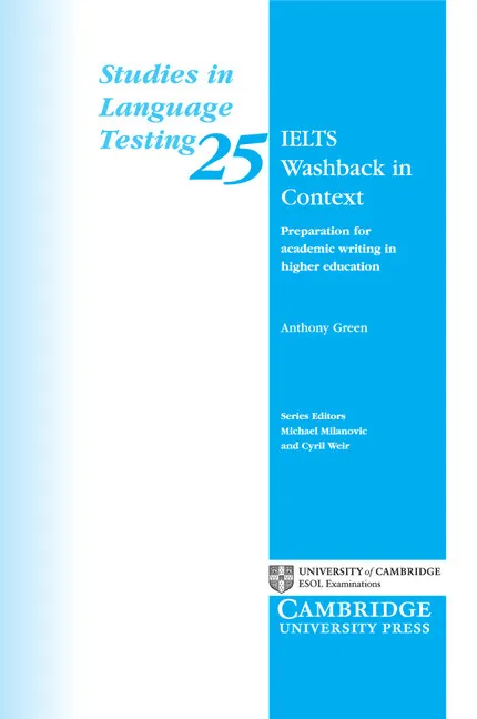 IELTS WASHBACK IN CONTEXT: PREPARATION FO ACADEMIC