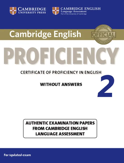 PROFICIENCY CAMBRIDGE TEST 2 SB NO KEY