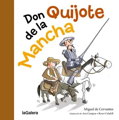 DON QUIJOTE DE LA MANCHA -LLETRA LLIGADA CASTELLA-
