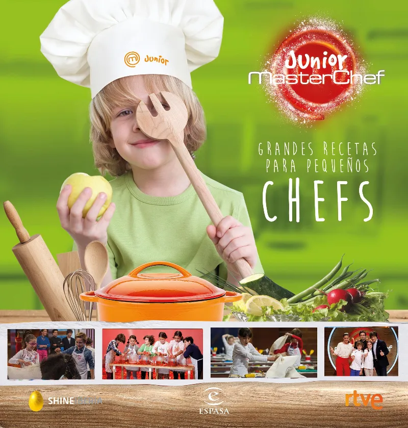 MASTERCHEF JUNIOR GRANDES RECETAS PARA PEQUEÑOS CHEFS
