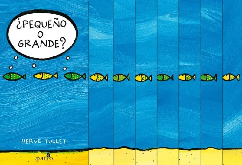PEQUEÑO O GRANDE -LLIBRE APAISAT BLAU-