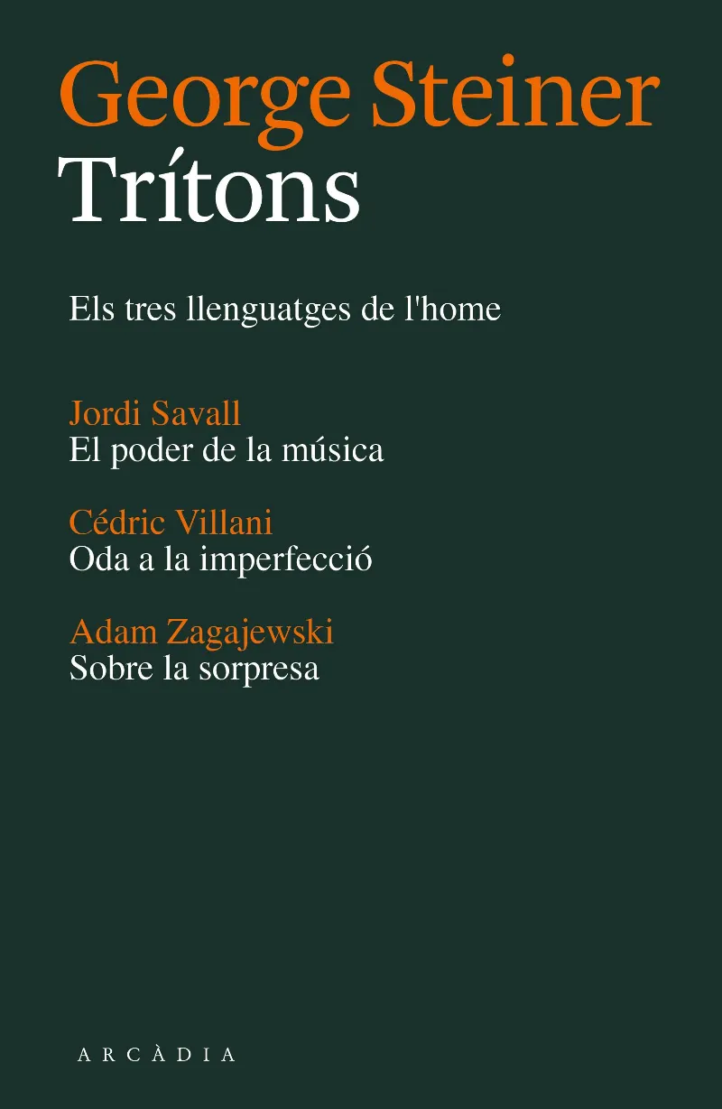 TRITONS -ELS TRES LLENGUATGES DE L'HOME- JORDI SAVALL EL PODER DE LA MUSICA