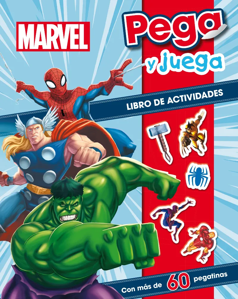 MARVEL PEGA Y JUEGA
