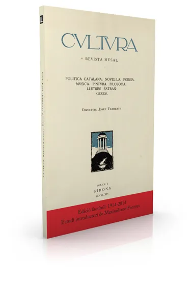 CULTURA REVISTA MESAL EDICIO FACSIMIL 1914-2014