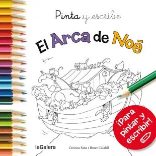 PINTA Y ESCRIBE EL ARCA DE NOE -LLETRA LLIGADA-