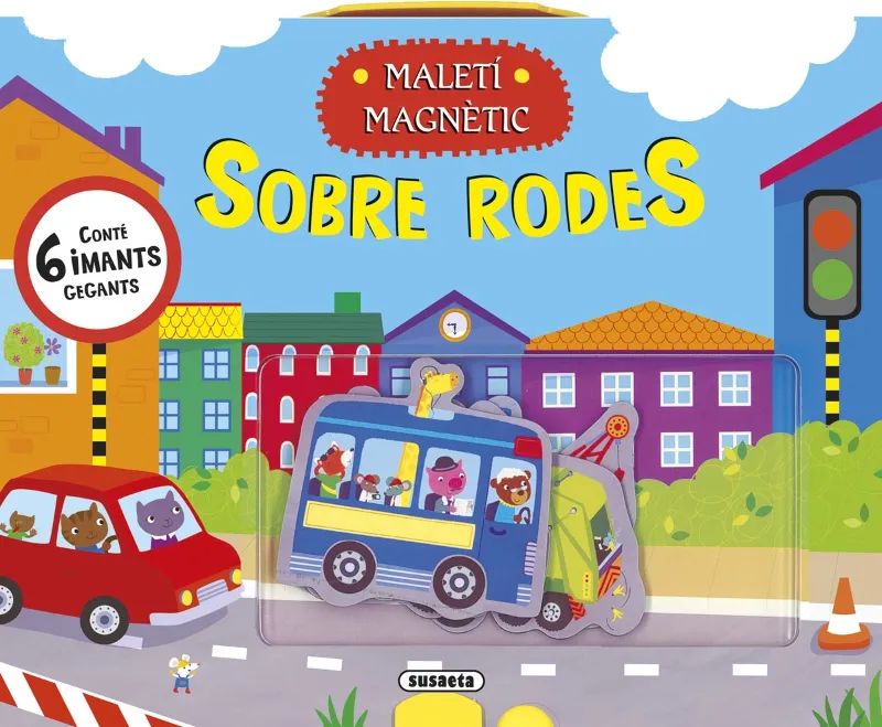 Maleti magnetic. Sobre rodes