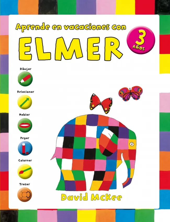 APRENDE EN VACACIONES CON ELMER -3 AÑOS-