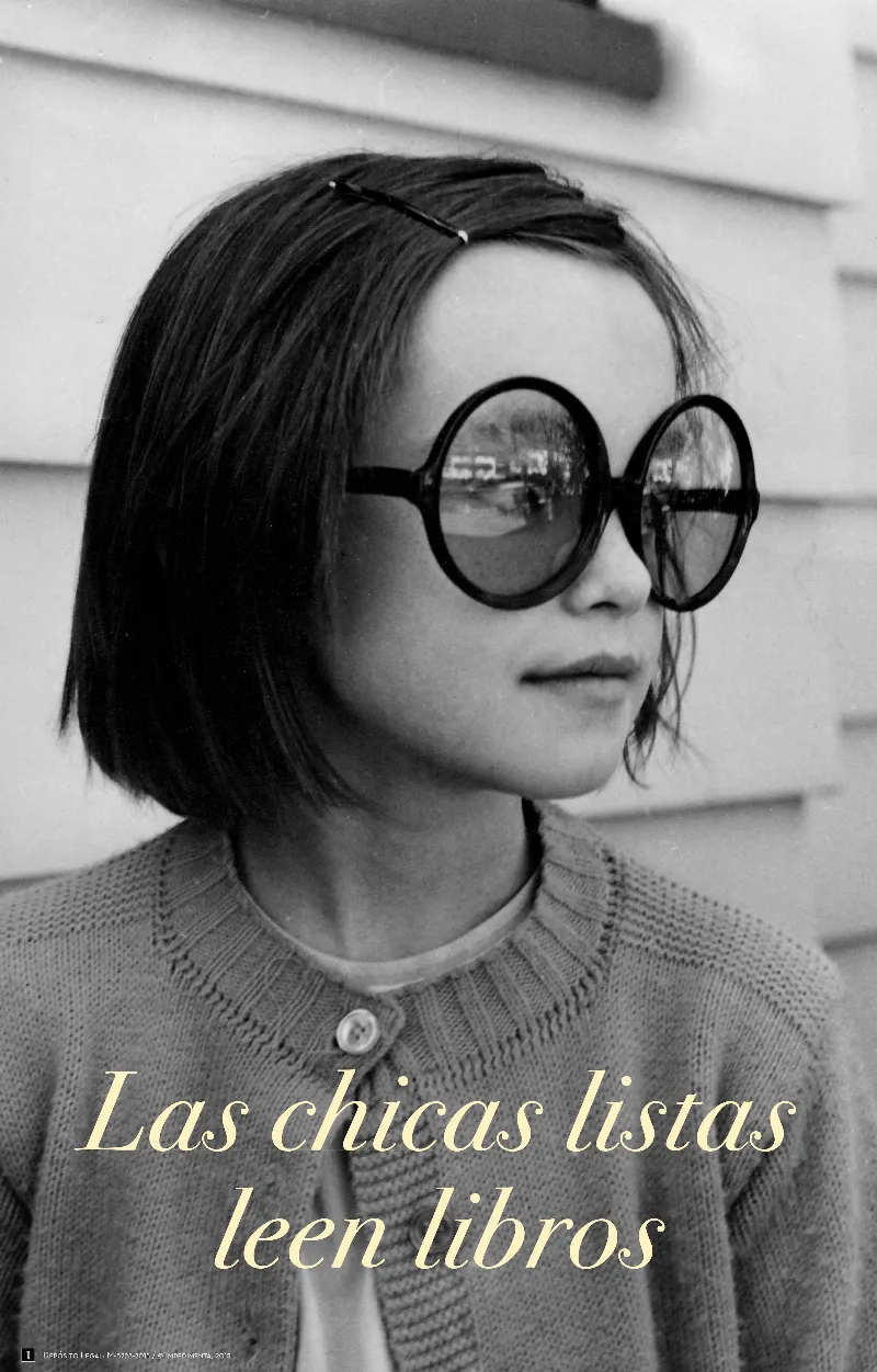 Cartel "Las chicas listas leen libros"