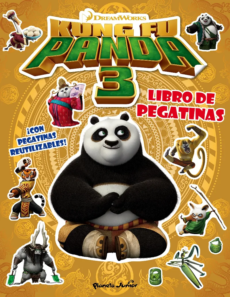 KUNFU PANDA 3 LIBRO DE PEGATINAS