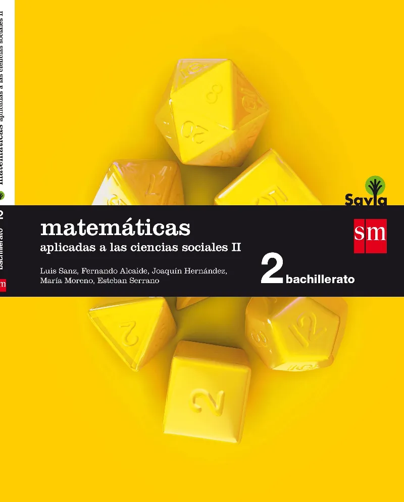 2º BACH. MATEMÁTICAS APLICADAS A LAS CIENCIAS SOCIALES II SAVIA 16