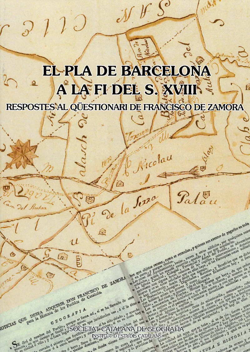 El Pla de Barcelona a la fi del s. XVIII