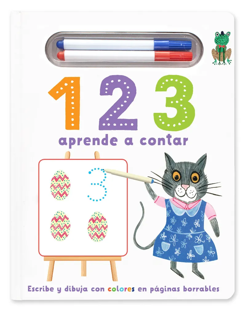 1 2 3 APRENDE A CONTAR -ESCRIBE Y DIBUJA CON COLORES EN PAGINAS BORRABLES-