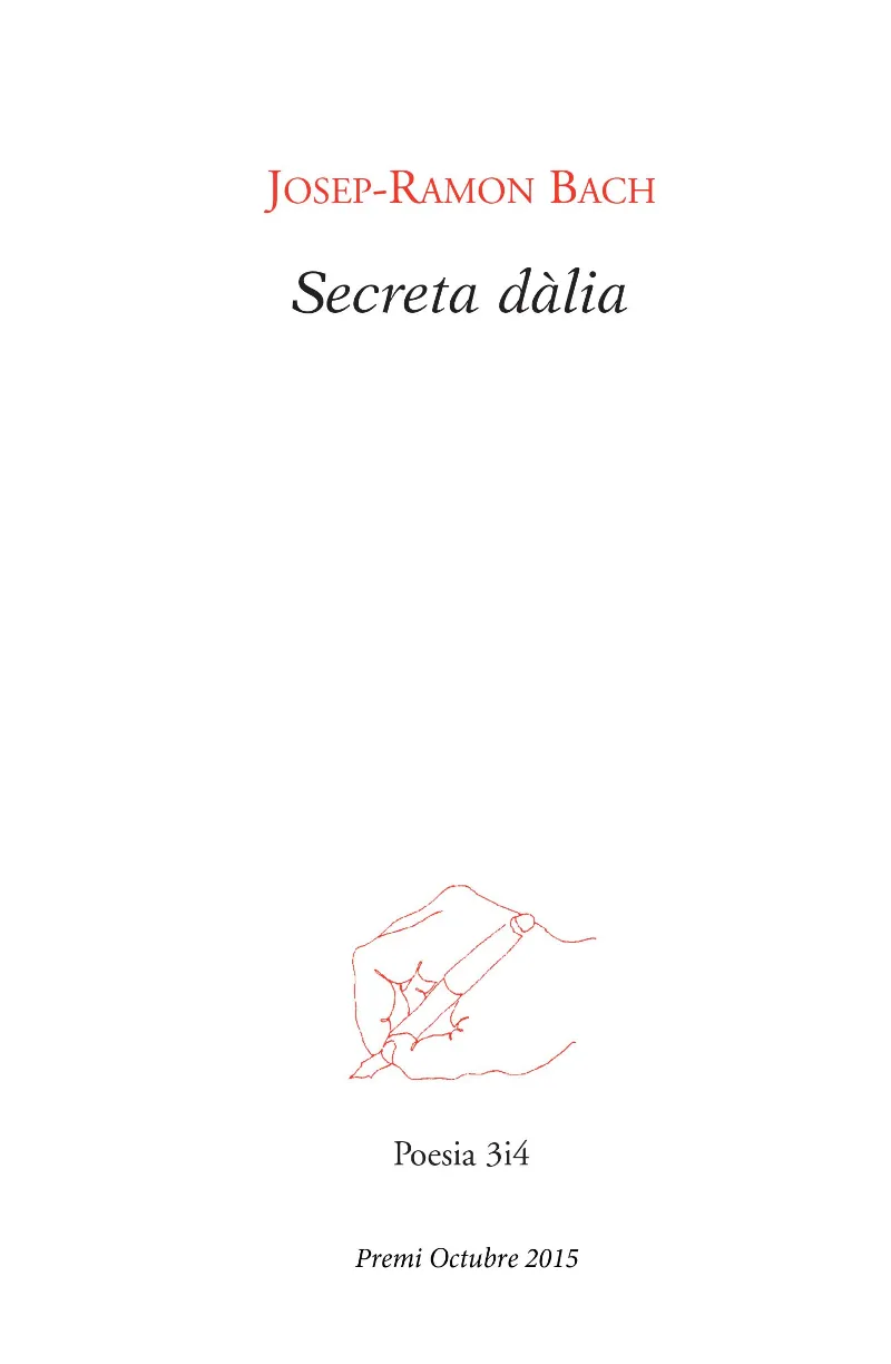 SECRETA DALIA -PREMI OCTUBRE 2015-