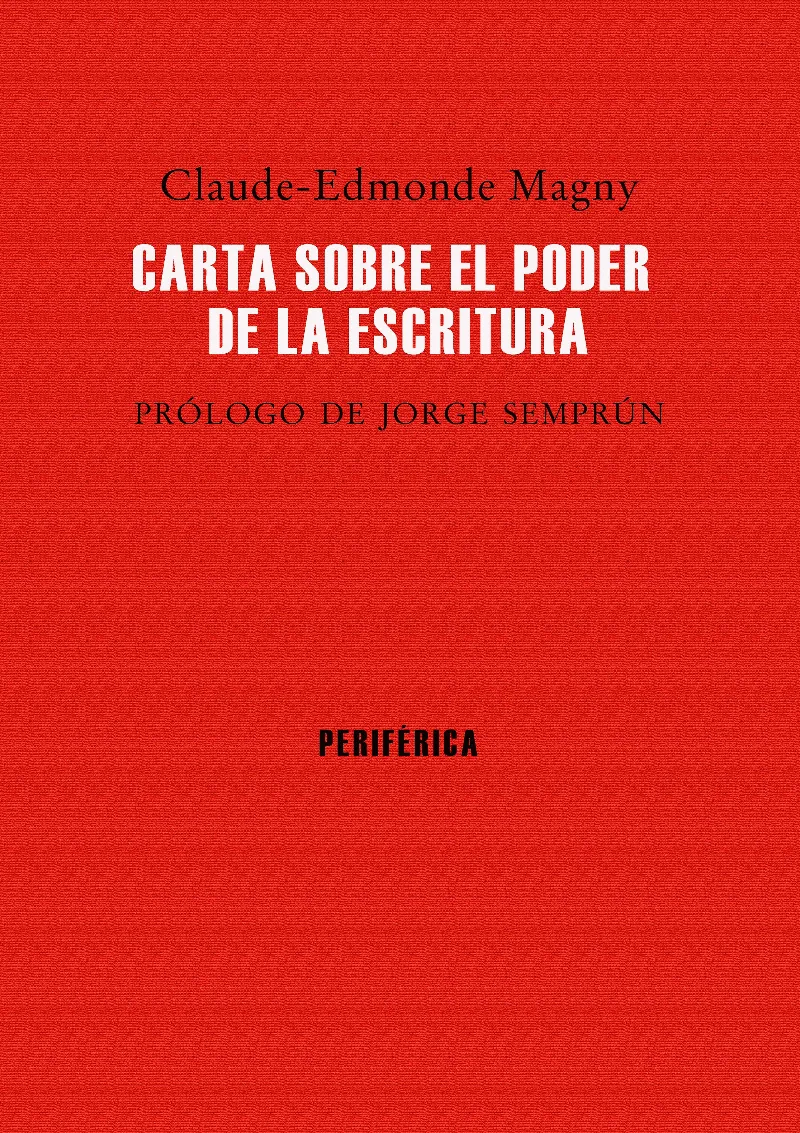 CARTA SOBRE EL PODER DE LA ESCRITURA