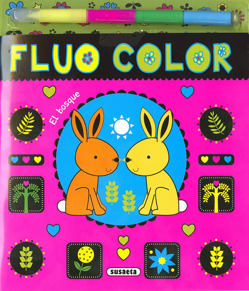 El bosque. Fluo color