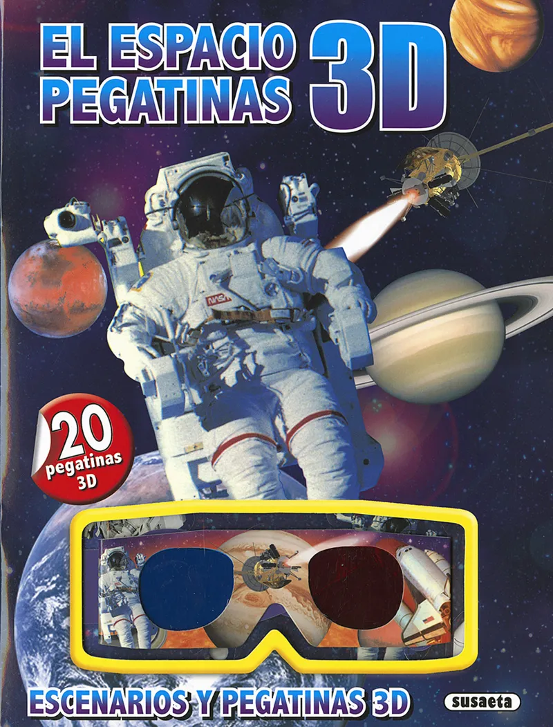El espacio pegatinas 3D