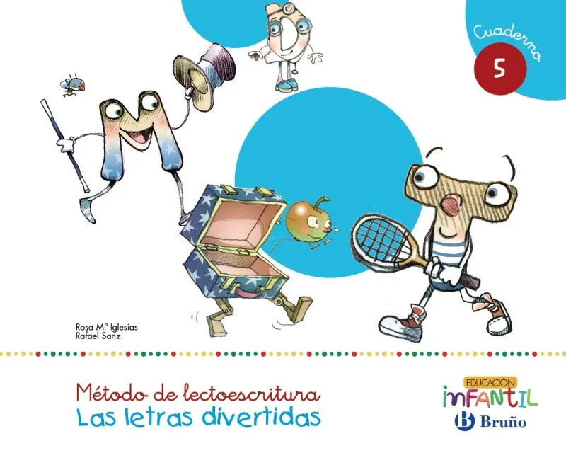 Las letras divertidas Pauta Cuaderno 5
