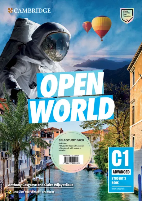 CAE OPEN WORLD C1 ADVANCED SELF-STUDY PACK STUDENT'S BOOK WITH ANSWERS AND WORKBOOK WITH ANSWERS AND CLASS AUDIO ENGLISH FOR SPANISH SPEAKERS