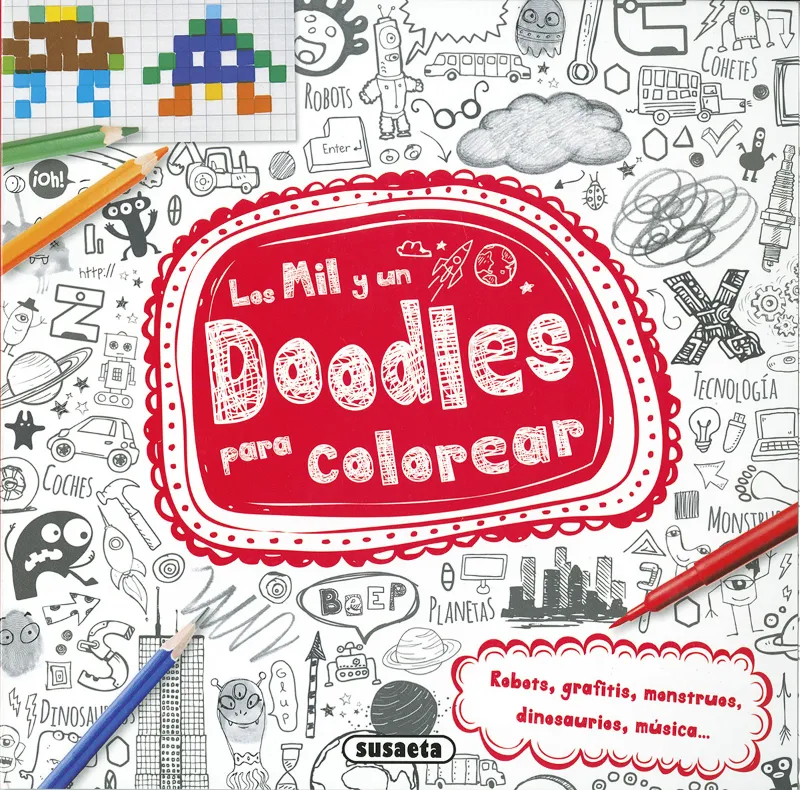 Los mil y un Doodles para colorear